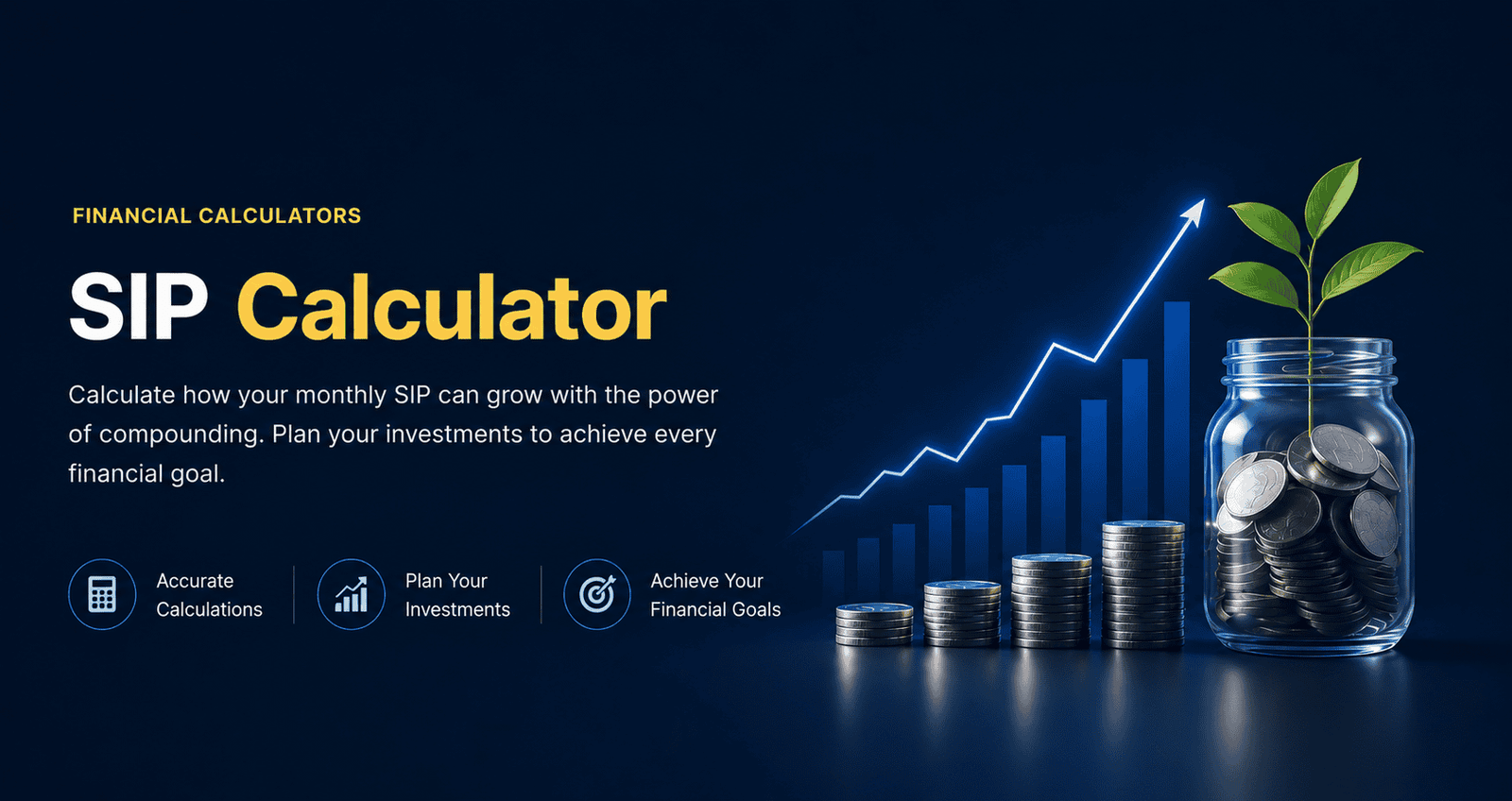 SIP Calculator β calculate how your monthly SIP grows with the power of compounding.
